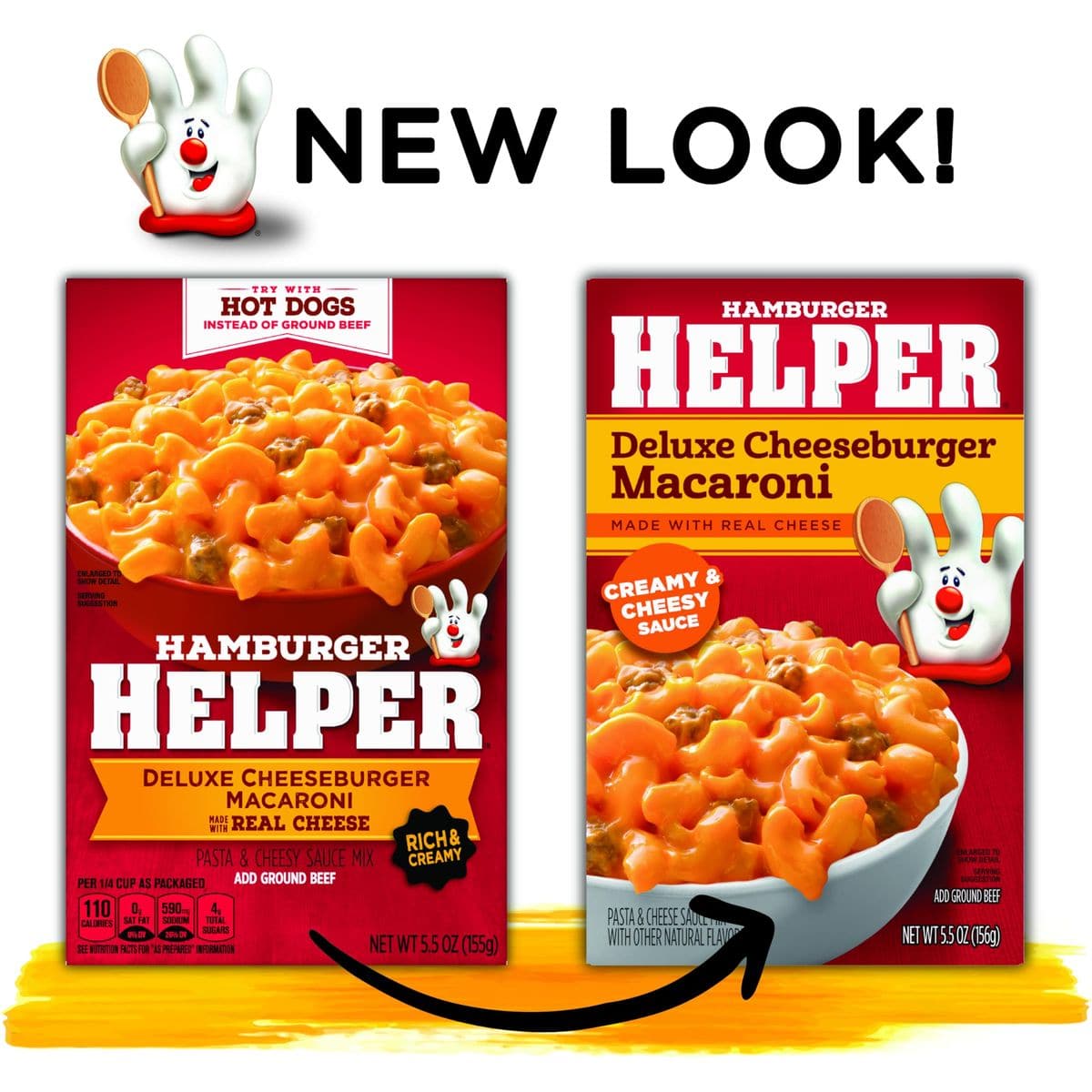 Hamburger Helper Pasta Deluxe Cheeseburger Macaroni 55 Ounces 12 per Case