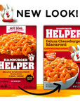 Hamburger Helper Pasta Deluxe Cheeseburger Macaroni 55 Ounces 12 per Case