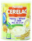 Nestle Cerelac, Honey and Wheat with Milk (From 12 Months), 14.11-Ounce Cans (Pack of 4)