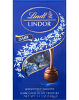 Lindt LINDOR Dark Chocolate Truffles Dark Chocolate Candy with Smooth Melting Truffle Center Great for Gift Giving 51 oz Bag 6 Pack