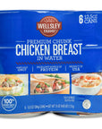 Wellsley Farms White Premium Chunk Chicken Breast in Water 125 Ounce 6 Count