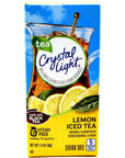 Crystal Light Iced Tea Drink Mix Natural Lemon Flavor 12quart 14ounce Packages Pack of 2