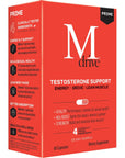 Mdrive Prime - Testosterone Support for Men, Max Energy, Stress Relief and Lean Muscle, KSM-66 Ashwagandha, S7 Nitric Oxide Booster, Bioperine and DHEA, 60 Capsules