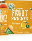 Heaven & Earth Organic Mango Fruit Patches, 3oz (2 Boxes of 6 Packets) | All Natural Fruit Snack, Real Fruit, Healthy Snack Pack, Fiber Packed, Gluten Free & Vegan