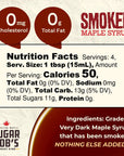 Sugar Bobs Finest Kind  Smoked Maple Syrup  Travel Size  2 oz