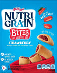 NutriGrain Bites Soft Baked Mini Bars Kids Snacks Whole Grain Strawberry 65oz Box 5 Pouches