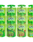 GoGo Squeeze Applesauce Apple Cinnamon Strawberry and GIMME Five BETRULIGHT Value 32 oz 16Pack