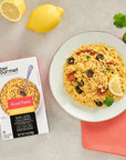 Fiber Gourmet Pasta  Spanish Pilaf Riced Pasta FiberRich Low Calorie Healthy Pasta  Made in Italy Kosher Vegan Certified NonGMO and Has Zero Artificial Colors or Flavoring  5 Oz Pack of 6