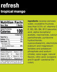 vitaminwater refresh electrolyte enhanced - 20 fl oz, 12 Pack