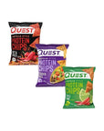 9 Pack Flavor Sampler Quest Nutrition Tortilla Style Protein Chips Variety Pack with USASupply Magnetic Chip Clip - Whlsome - Snacks