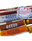 Reeds Candy Rolls Assortment  Cinnamon Root Beer Butterscotch Peppermint 2 Rolls of Each Flavor