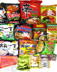 Infiniteeshop Variety Asian Ramen Bundle Pack of 10 with 4 Flavors Free Asian Snacks Included Student Care Package Birthday Treat for Adults Noodles Gift Snack Pack