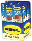 Butterball Honey Cured Turkey Sticks 1 oz Stick  Box of 20