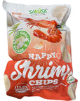 COSTCO Happy Chips With Garlic  Butter 135 Shrimp Family Size 16 Oz