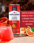 Sanpellegrino Zero Grams Added Sugar Italian Sparkling Drinks Sparkling Blood Orange Beverage 24 Pack of 1115 Fl Oz Cans