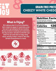 FitJoy Gluten Free Pretzels White Cheddar Twists Grain Free Gluten Free Snacks with MadeInUSA Crispy Crunchiness  Nut Free NonGMO Vegan Certified 45 Oz 6 Bag Pretzel Pack