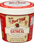 Bobs Red Mill GlutenFree Apple Cinnamon Oatmeal 236 Ounce Pack of 12