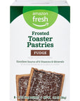 Amazon Fresh Frosted Fudge Toaster Pastries 8 Count