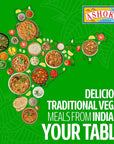 Ashoka Authentic Indian Meals 1932 Vegan Sampler Pack Kosher Certified Ready to Eat Meal Kit AllNatural Microwave Friendly Great for Hiking  Camping GlutenFree No Preservatives Pack of 5