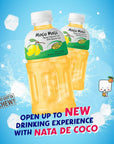 Mogu Mogu drink mango juices 6 Bottles Drinks for kids made with nata de coco coconut jelly Fun chewable juice boxes Juice bottles made for adults and kids ready to drink juices