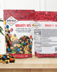 Hayden Valley Foods Mighty Mix  2 lb Resealable Bag  Peanuts Raisins Chocolate Candies Peanut Butter  Semisweet Chocolate Drops  Gourmet Trail Mix