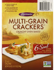 Crunchmaster Multi Grain 6 Seed Cracker Sesame 14 Oz Pack of 2