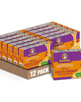 Annies Deluxe Macaroni  Cheese with Organic Pasta Aged Cheddar Cheese  Shells 11 oz Pack of 12