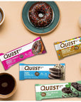 NOSH PACK Quest Protein Bars Variety Pack 10 Pack Bulk Nutrition Breakfast Bar Low Carb Gluten Free Keto Snack with Nosh Pack Bag