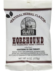 Claeys Old Fashioned Horehound Hard Candy 6 oz