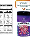 Eden Organic Dried Cranberries Sweetened with Apple Juice 4 oz