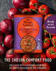 MAYA KAIMAL Organic Indian Tomato  Onion Everyday Chana  10oz PACK of 3  Microwaveable Ready to Eat Fully Cooked Chickpeas  Vegan Ready to Eat