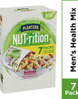 Planters NUT-RITION MEN'S HEALTH Recommended Nut Mix with Peanuts, Almonds, Pistachios Sea Salt, 7 ct of 1.25 oz Packs