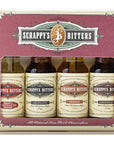 Scrappys Bitters The Essentials Gift Set 4 ct 05 oz Orange Aromatic Chocolate and Firewater  Organic Ingredients Finest Herbs  Zests No Extracts Artificial Flavors Chemicals or Dyes