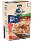 Quaker, Instant Oatmeal, Variety Pack, 10 Ct