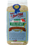 Bobs Red Mill Organic Steel Cut Oats 24 Oz 4 Pack