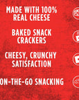 Cheez-It Cheese Crackers, Baked Snack Crackers, Lunch Snacks, Original (40 Packs)