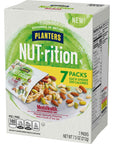 Planters NUT-RITION MEN'S HEALTH Recommended Nut Mix with Peanuts, Almonds, Pistachios Sea Salt, 7 ct of 1.25 oz Packs