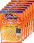 Uncle Bens Ready Rice Creamy Four Cheese 85oz Pouch Pack of 6