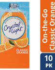 Crystal Light Drink Mix Classic Orange13 Oz Pack of 6