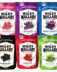 Wiley Wallaby Licorice 10 Ounce Classic Gourmet Australian Style Soft  Chewy Licorice Candy Variety Pack Twists 6 Pack