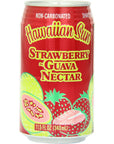 Hawaiian Sun Nectar StrawberryGuava 115Ounce Pack of 24