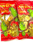 Trader Joe's Jerk-Style Plantain Chips - NET WT 6OZ - 2 PACK