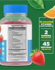 Lifeable Sugar Free Multivitamin for Women - Vegan Great Tasting - w/Vitamin A, C, D, E, B1, B2, Niacin, B5, B6, Folate, B12, Biotin, Iodine, Zinc, Chromium, Ginseng, Lycopene, Inositol - 90 Gummies