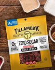 Tillamook Country Smoker Keto Friendly Zero Sugar Beef Jerky Original 22 Ounce Pack of 4