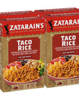 Zatarains Taco Rice 69 oz Pack of 4