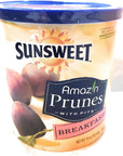 Sunsweet Amazin Prunes With Pits Breakfast Prunes 16 oz Container