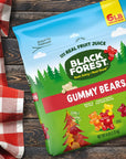 Black Forest Gummy Bears Candy, 6 Pound Bulk Bag