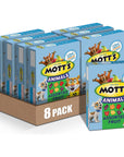 Mott's Fruit Flavored Snacks, Animals Assorted Fruit, Gluten Free, 10 ct (Pack of 8)