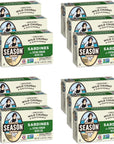 SEASON Sardines in Extra Virgin Olive Oil 437 oz Tins Pack of 12