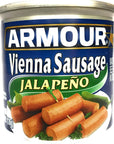 Armour Vienna Sausage Jalapeno 475 Oz Pack of 6